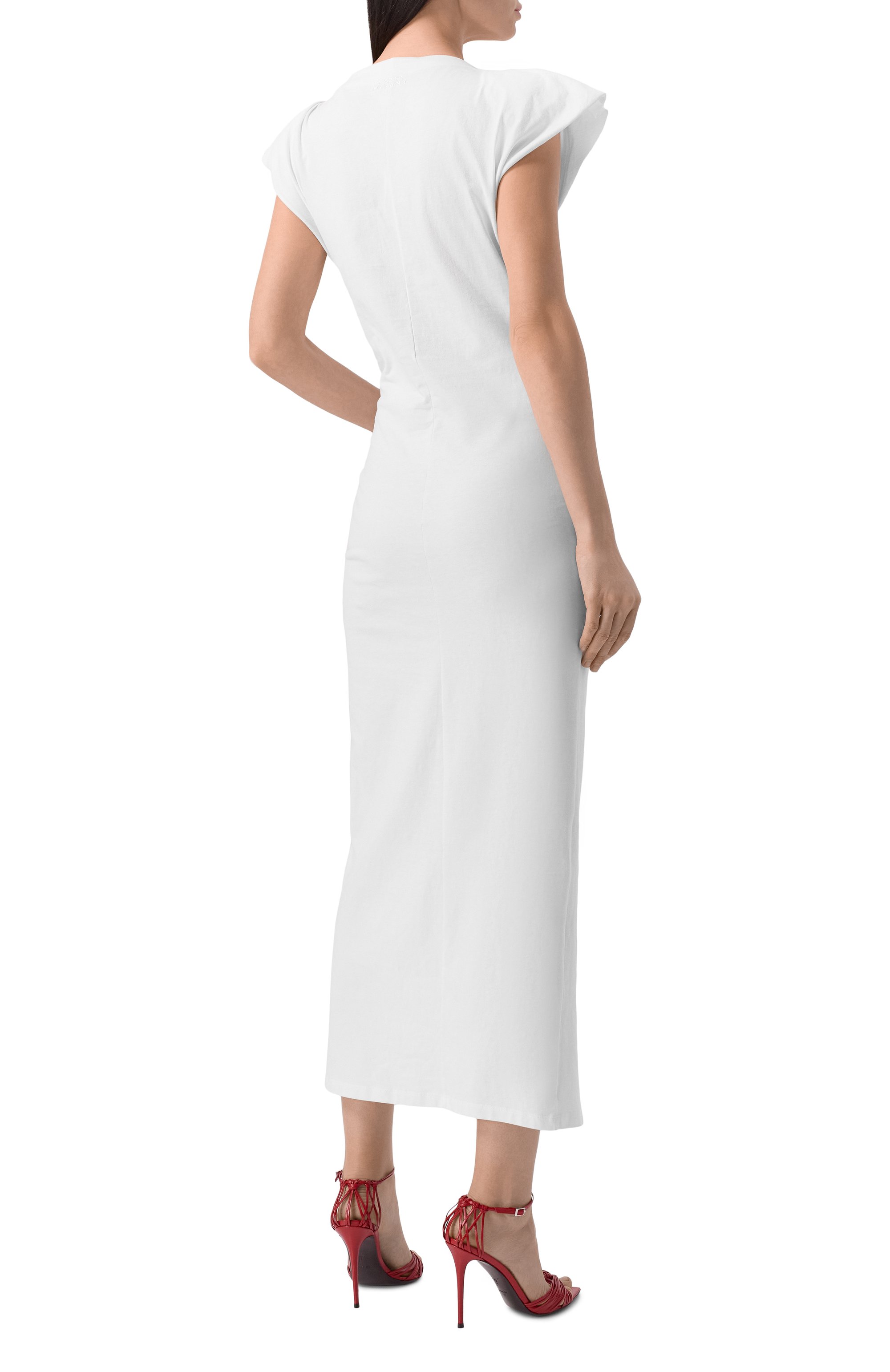 Хлопковое платье ISABEL MARANT, арт. R00307FA/A1N41I, фото 4