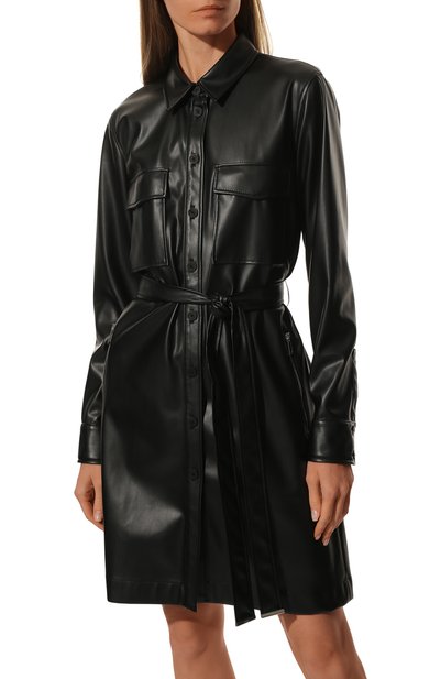 Платье из экокожи HUGO, арт. 50465910, фото 3