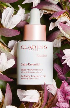 Восстанавливающее масло для чувствительной кожи calm-essentiel (30ml) CLARINS бесцветного цвета, арт. 80073158 | Фото 6 (Обьем косметики: 100ml; Тип продукта: Масла; Назначение: Для лица)