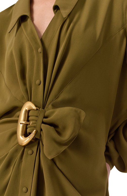 Платье Mugler C0M1R01799577 Хаки  C0M1R01799577 Фото 4