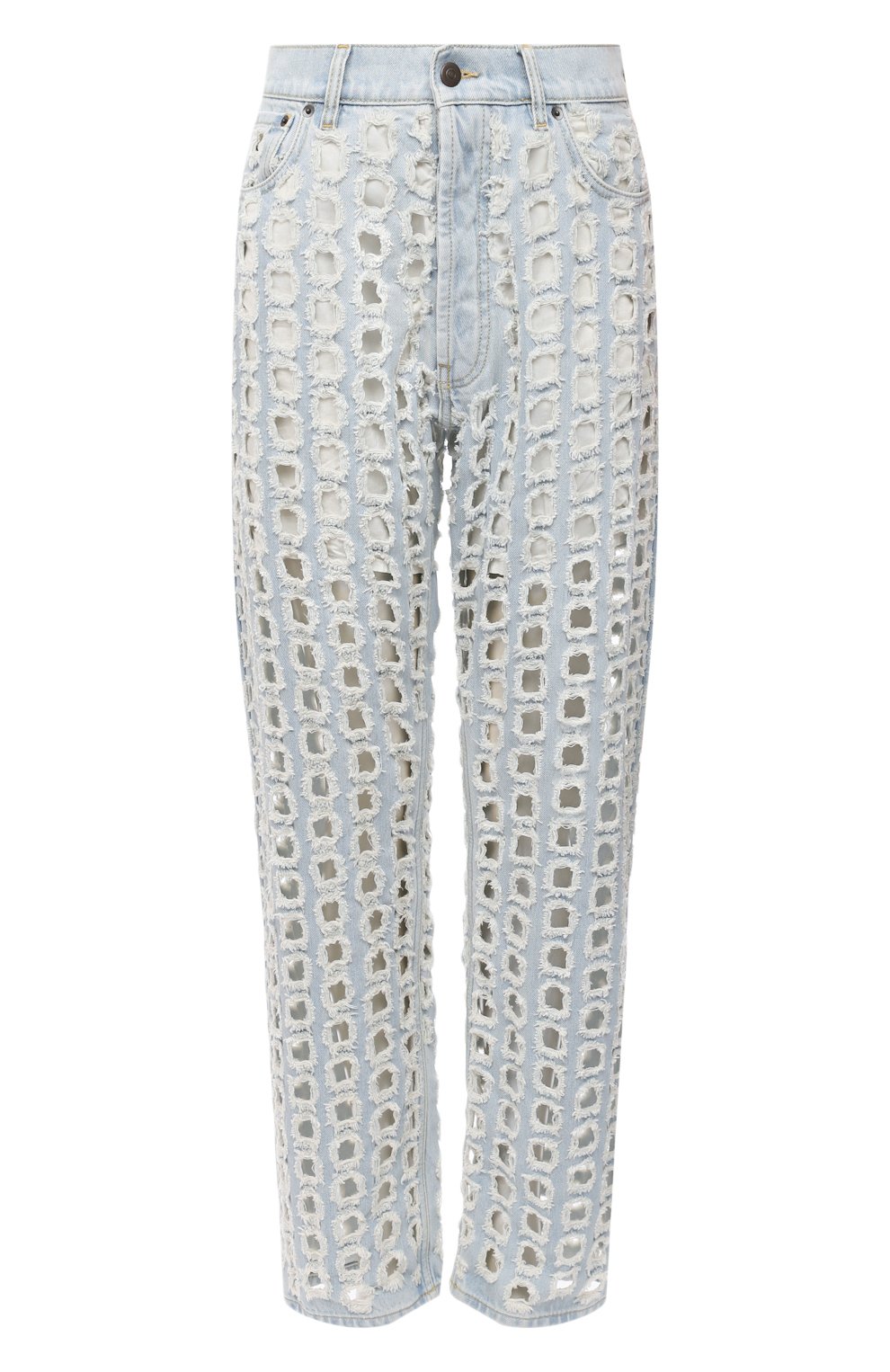 Джинсы MAISON MARGIELA голубого цвета по цене 59600 руб., арт. S51LA0127/S30617, фото 1 Джинсы MAISON MARGIELA, арт. S51LA0127/S30617, фото 1