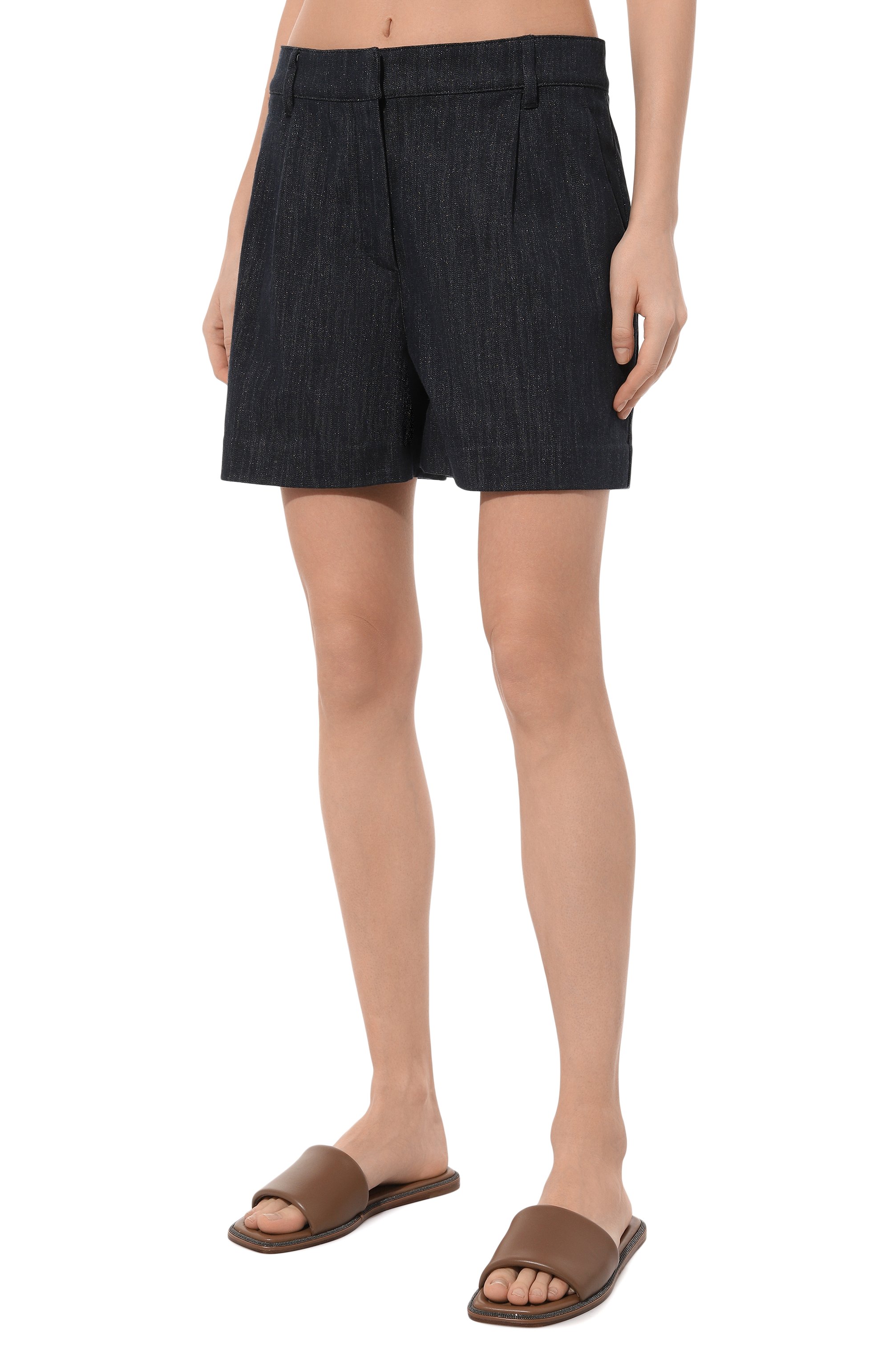 Джинсовые шорты BRUNELLO CUCINELLI, арт. ML161P5907, фото 3