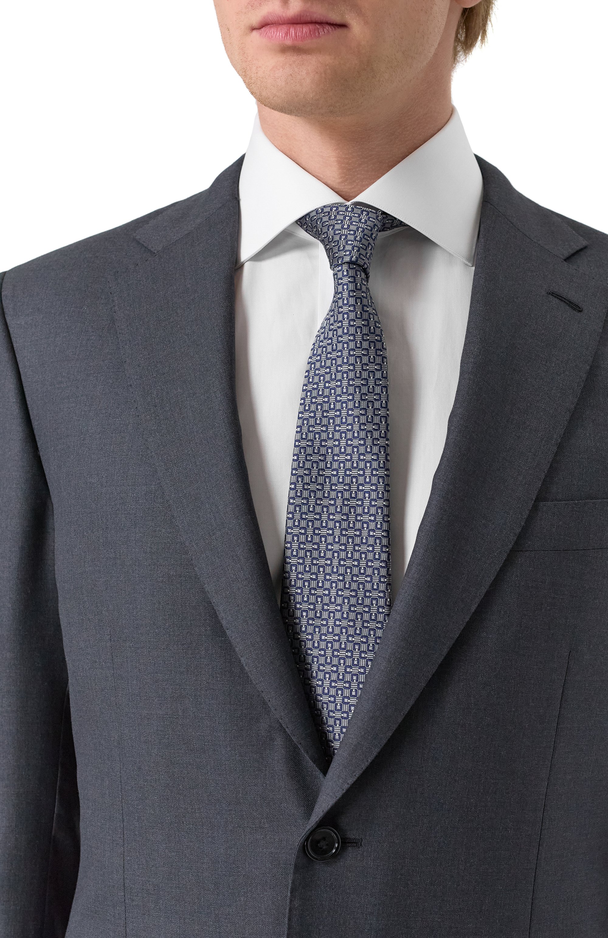 Шелковый галстук CANALI, арт. 18/HJ04188, фото 2