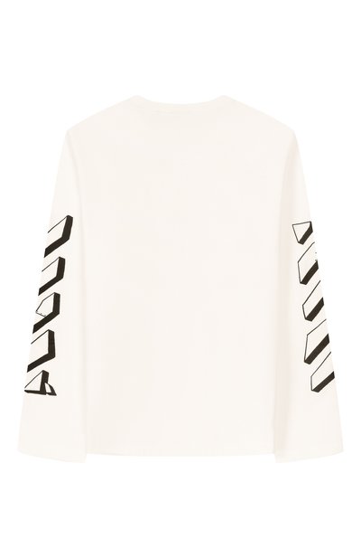 Хлопковый лонгслив OFF-WHITE, арт. 0BAB001F25JER005/12+