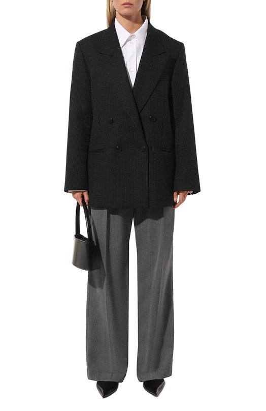 Шерстяной жакет Rohe Синий, фото 2