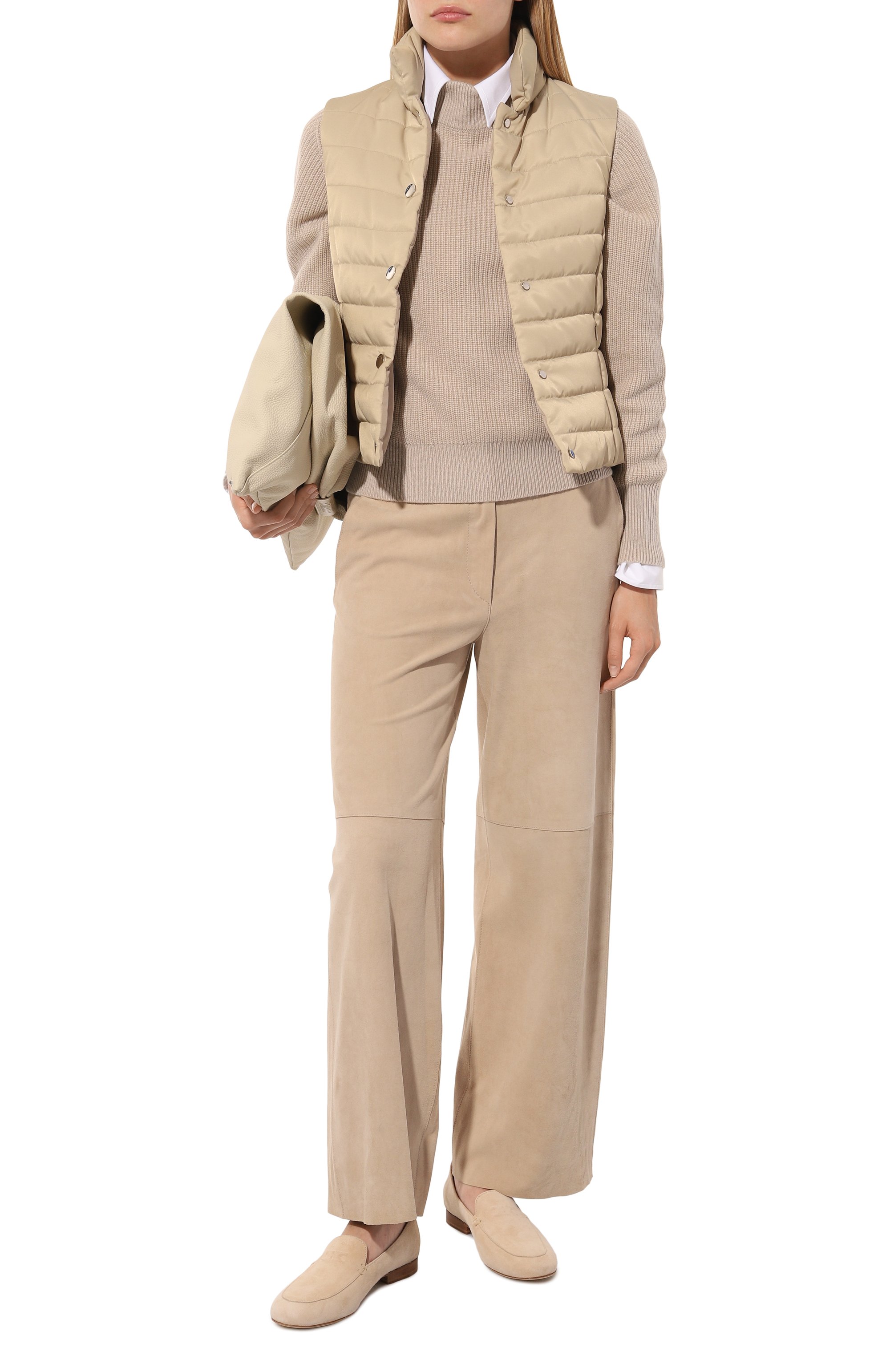 Замшевые лоферы KITON, арт. D57808N01008, фото 2