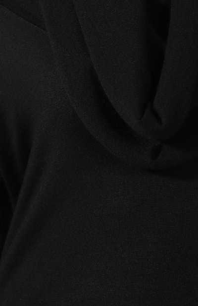 Однотонный кашемировый пуловер с объемным воротником TOM FORD, арт. MAK828-YAX087, фото 5