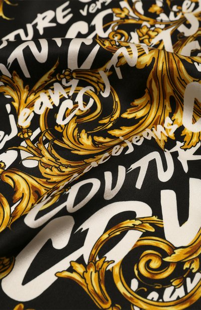 Шелковый платок VERSACE JEANS COUTURE, арт. 73HA7H02-F0ULARD SATIN L0G0 BRUSH/ZG113, фото 4