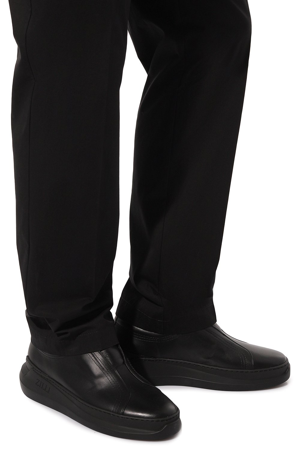 Кеды с отделкой из кожи каймана ZILLI, арт. H0002AM1020VSH002, фото 3