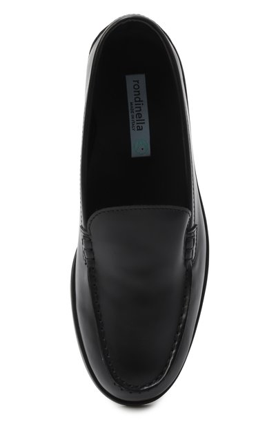 Кожаные лоферы RONDINELLA, арт. 12246-1Q/G0MMA/34-36, фото 4