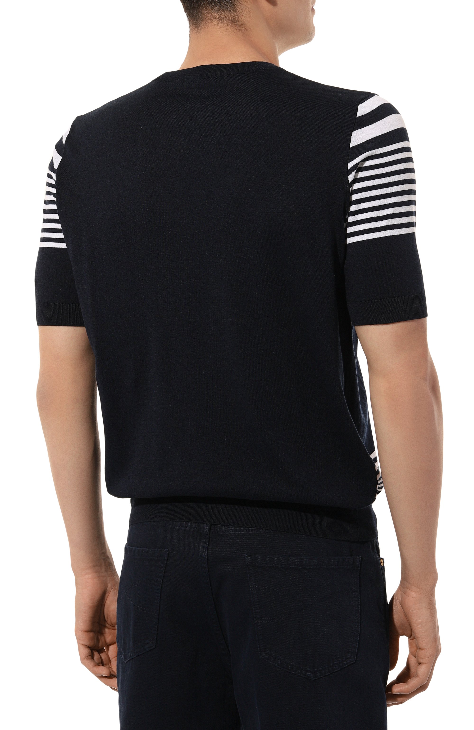 Джемпер из хлопка и шелка ZILLI, арт. KRN002M0142VYC000, фото 4