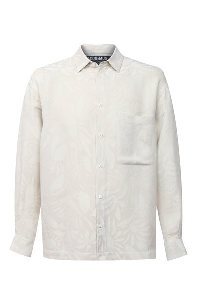 Рубашка из вискозы и шелка JACQUEMUS, арт. 206SH02/129144, фото 1