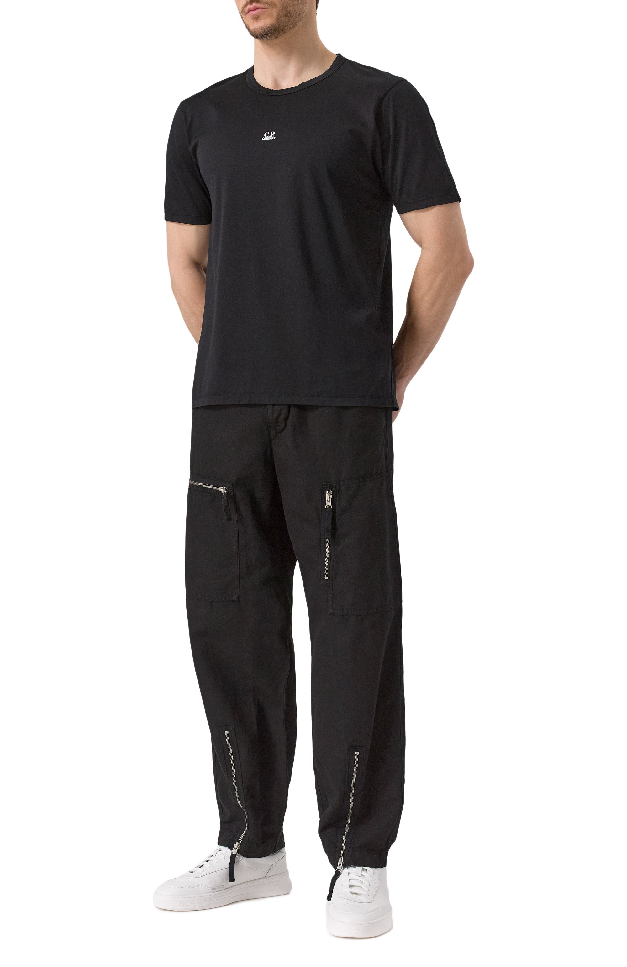 Хлопковая футболка C.P. COMPANY, арт. 18CMTS088A006374G, фото 2