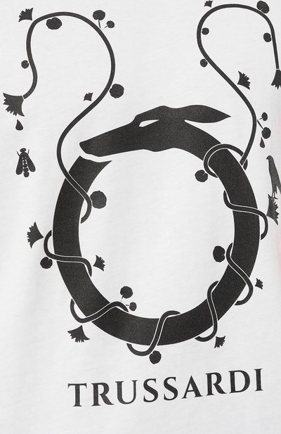 Хлопковая футболка TRUSSARDI, арт. 52T00751-1T005381, фото 5