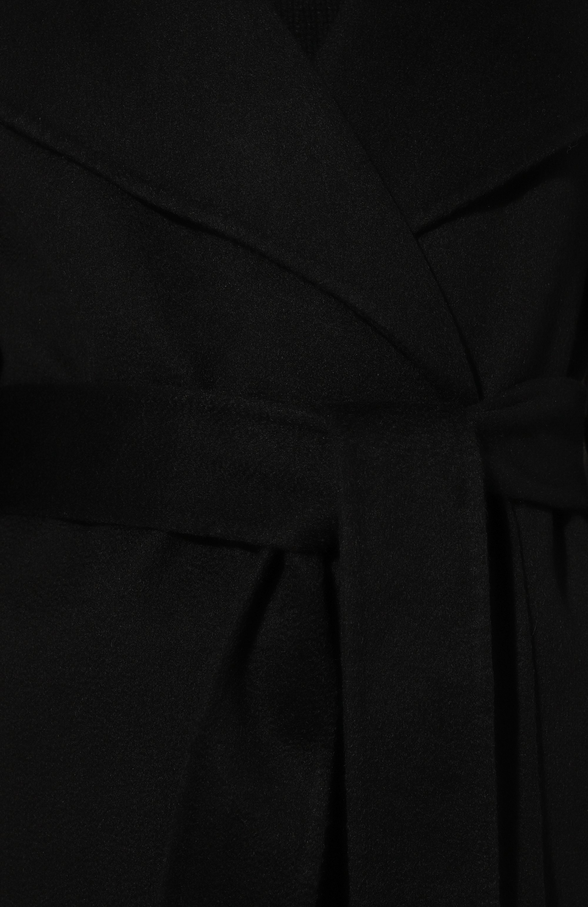 Кашемировое пальто PRADA черного цвета по цене 810000 руб., арт. P600O-1XON-F0002-202, фото 5 Кашемировое пальто PRADA, арт. P600O-1XON-F0002-202, фото 5