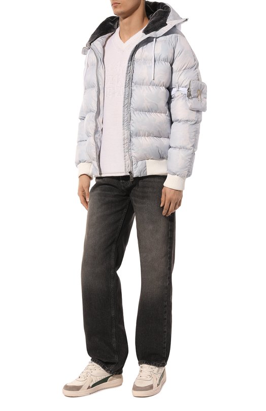 Утепленный бомбер CHMPS PARISSE Серый, фото 2