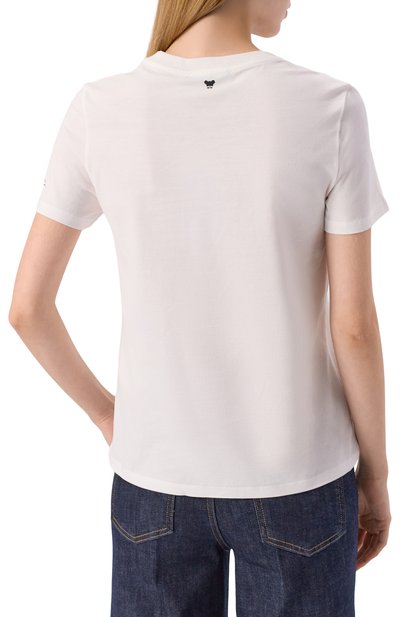 Хлопковая футболка WEEKEND MAX MARA, арт. GUGLIA_006, фото 4