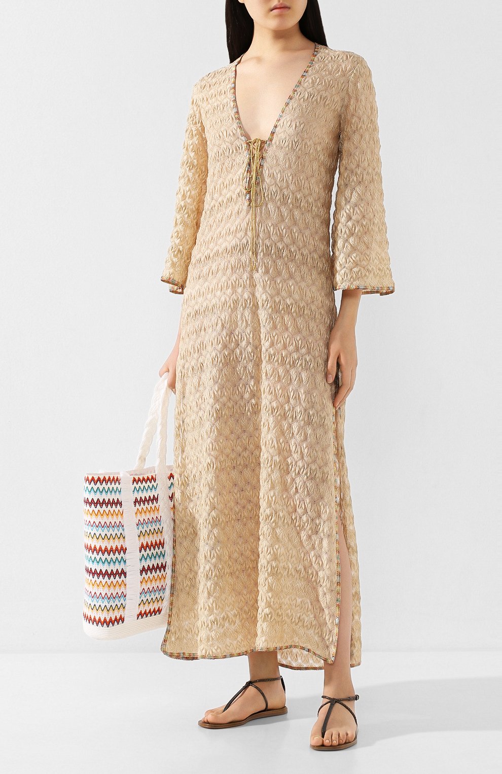 Туника MISSONI золотого цвета по цене 78400 руб., арт. MMQ00025/BR0082, фото 2 Туника MISSONI, арт. MMQ00025/BR0082, фото 2
