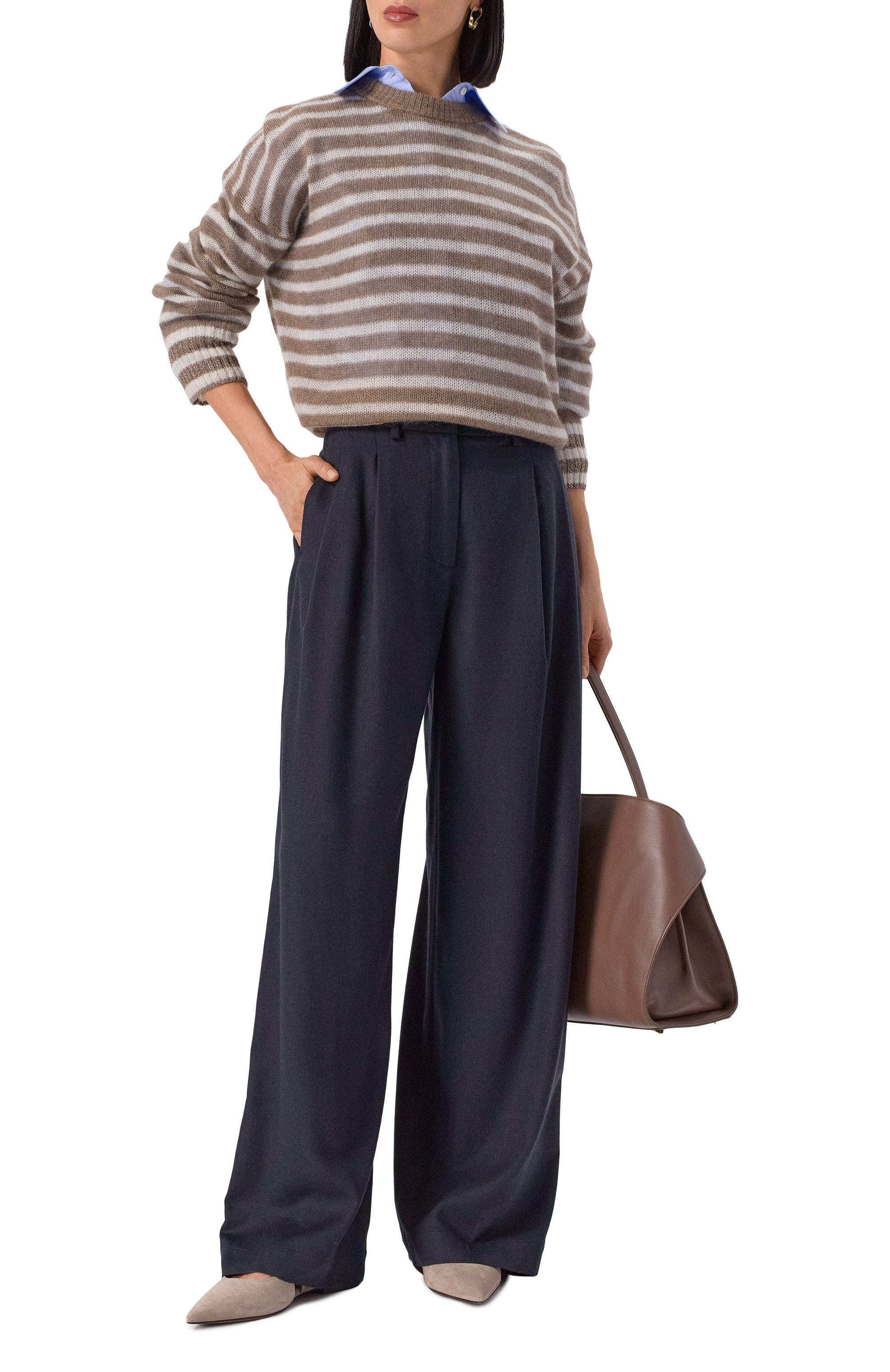 Брюки из шелка и кашемира COLOMBO, арт. PA00549/STA/50504-10, фото 2