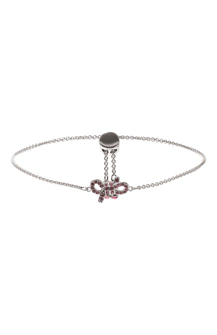 Женский браслет lifelong bow SWAROVSKI серебряного цвета, арт. 5723553 | Фото 1 (Материал сплава: Проставлено; Нос: Не проставлено; Материал: Металл)