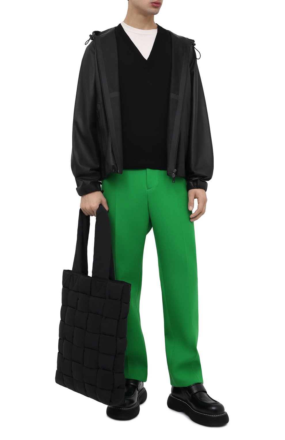 Текстильная сумка-шопер padded BOTTEGA VENETA, арт. 628958/VB081, фото 3