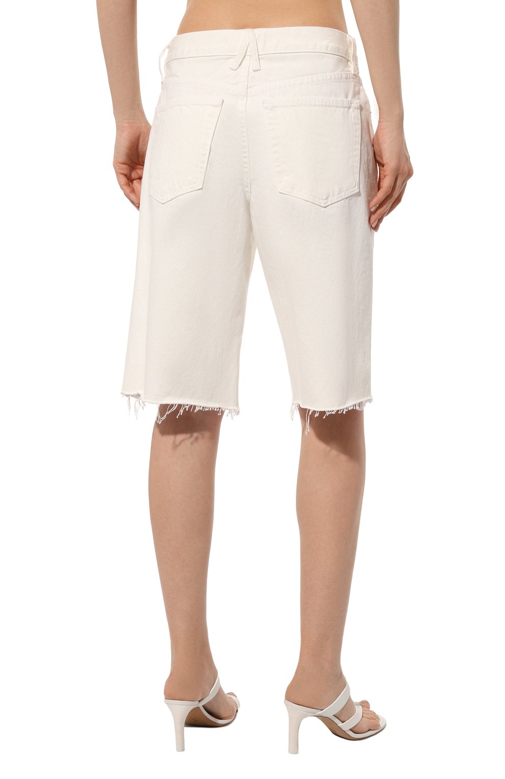 Джинсовые шорты SLVRLAKE, арт. MICS407PWHTE, фото 4