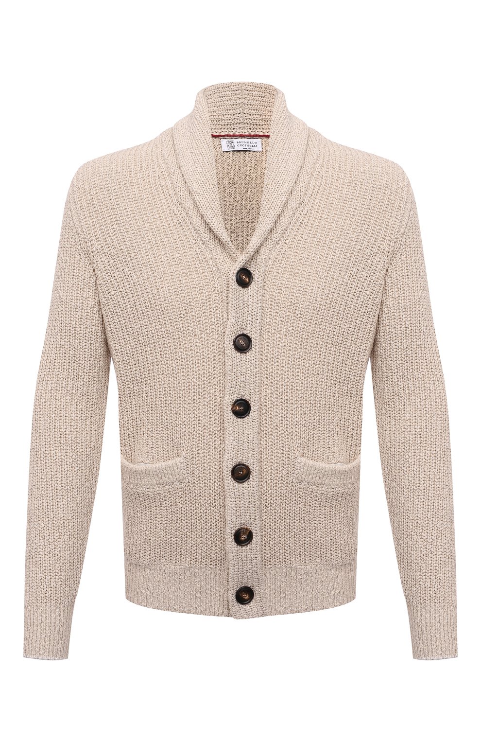 Кардиган из хлопка и льна BRUNELLO CUCINELLI, арт. M2Y501816, фото 1