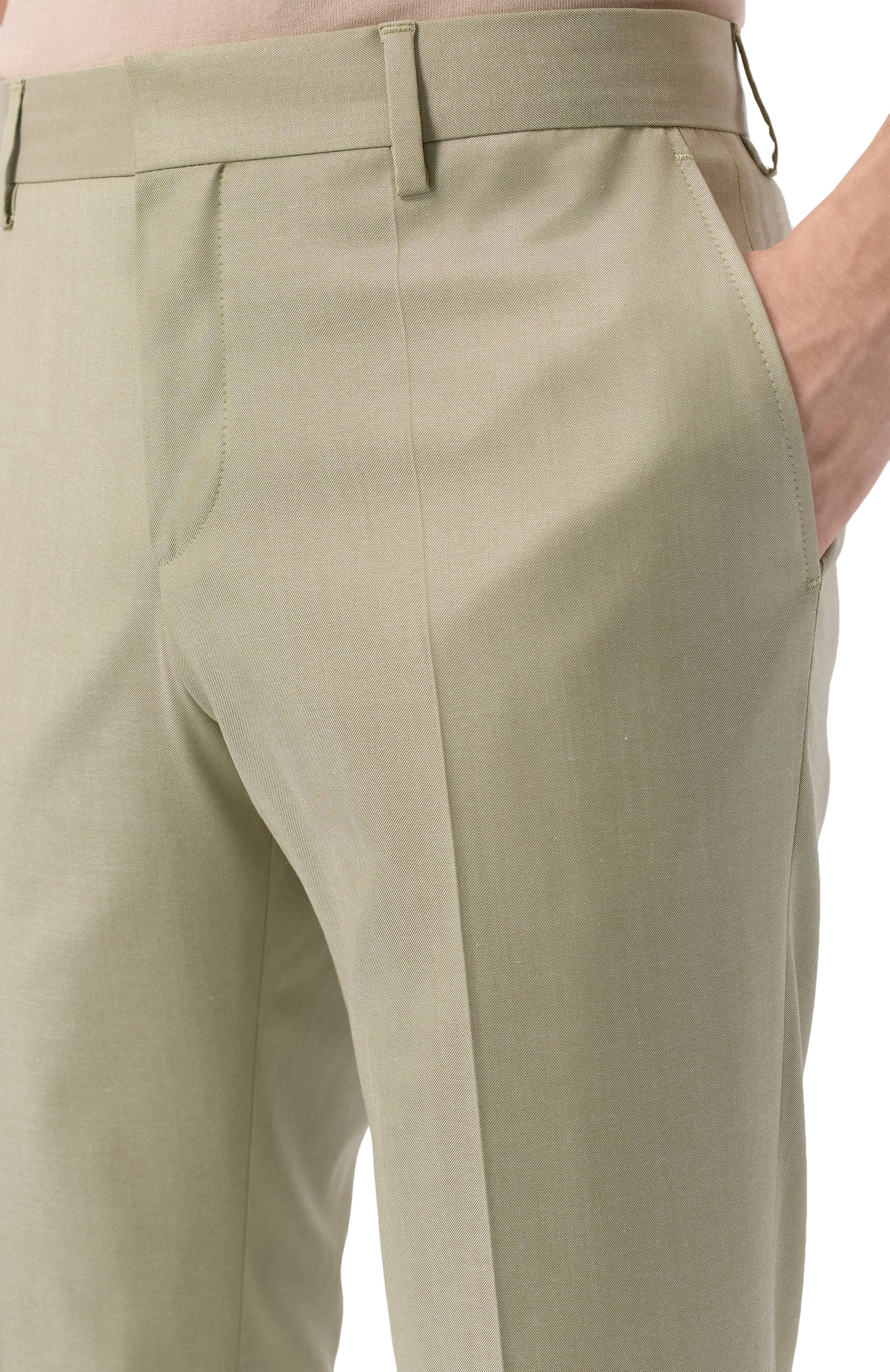 Брюки из шерсти и вискозы BOSS, арт. 50540715, фото 5