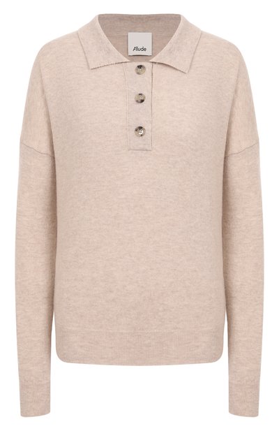 Женский поло из шерсти и кашемира ALLUDE, арт. 255/17653