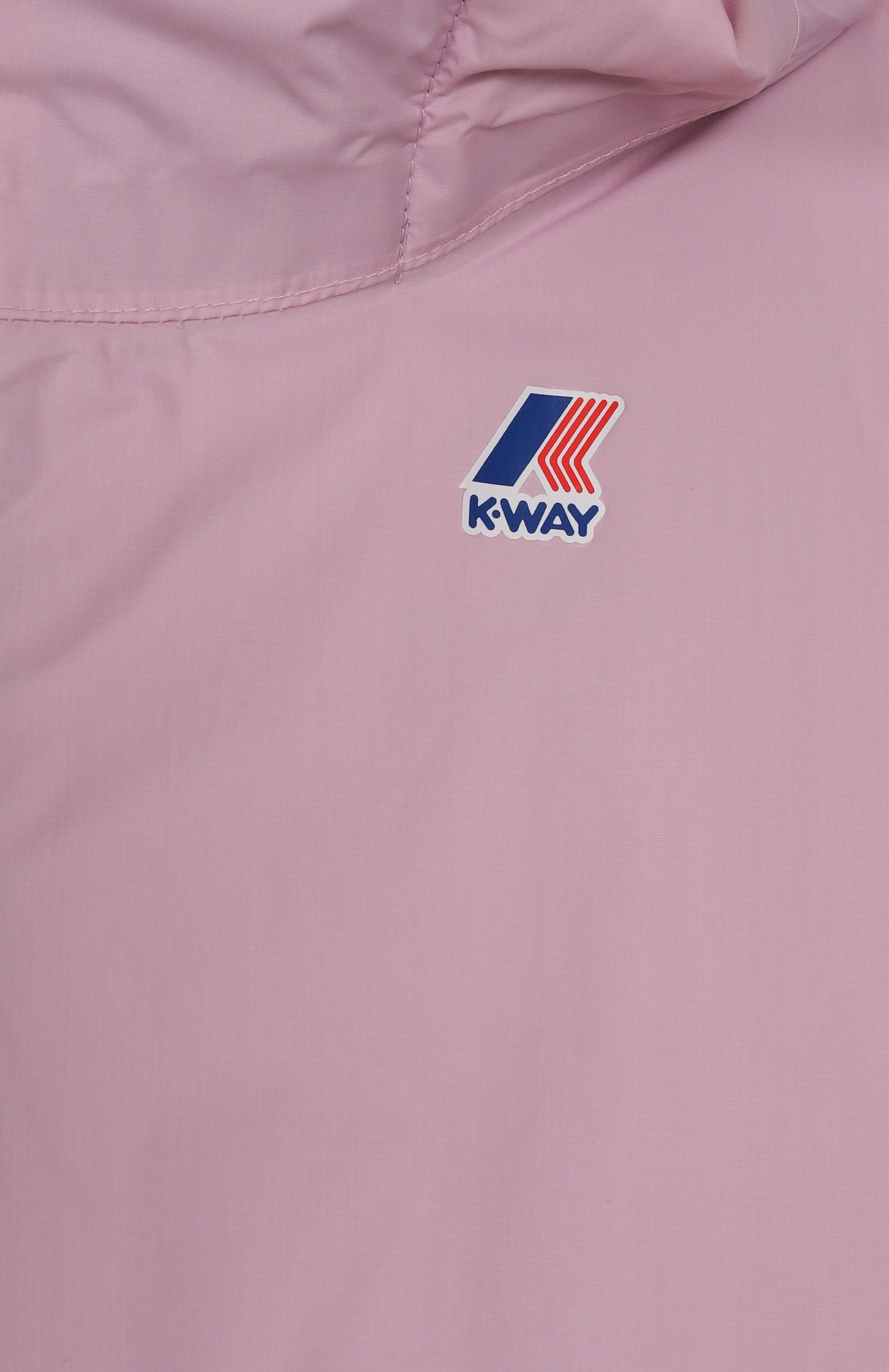 Утепленная куртка K-WAY розового цвета по цене 15700 руб., арт. K7141FW/3A-8A, фото 3 Утепленная куртка K-WAY, арт. K7141FW/3A-8A, фото 3