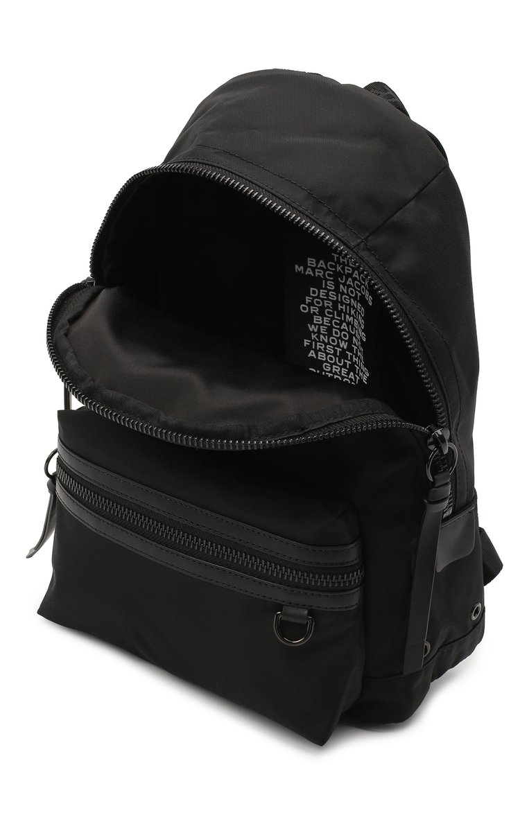 Женский рюкзак the backpack medium MARC JACOBS (THE) черного цвета, арт. M0016065 | Фото 4 (Размер: medium; Материал: Текстиль; Стили: Кэжуэл)