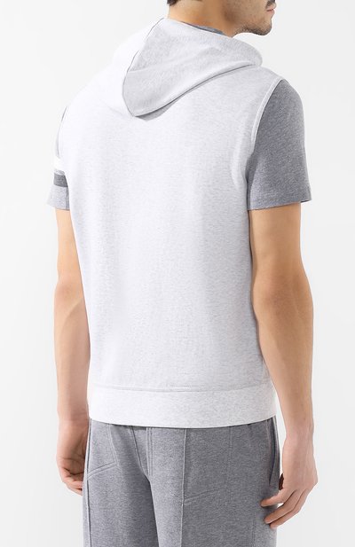 Хлопковый жилет BRUNELLO CUCINELLI, арт. M0T319079G, фото 4