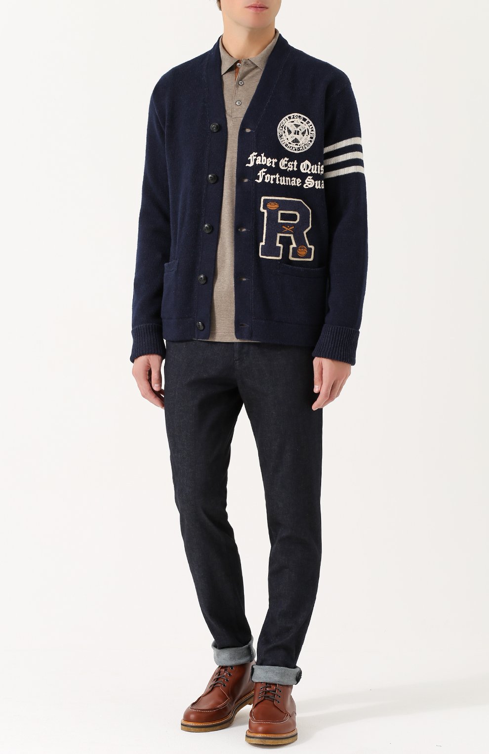 Хлопковое поло с длинными рукавами POLO RALPH LAUREN, арт. 710671785, фото 2