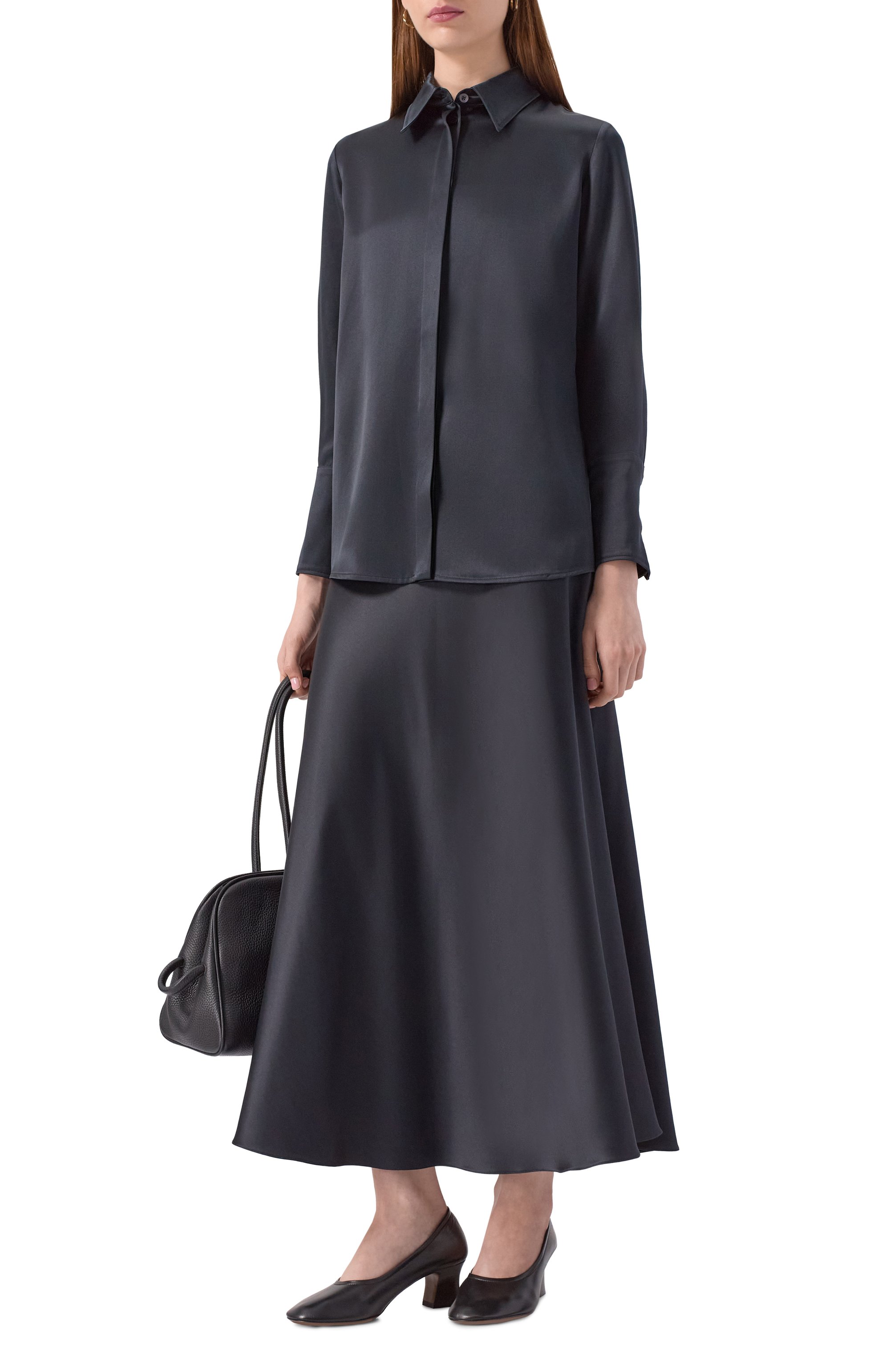 Атласная рубашка COLOMBO, арт. CM00408/CH/T0603-U, фото 2