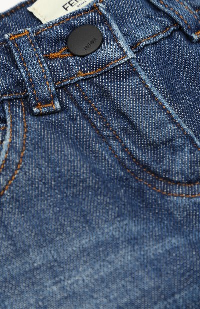 Джинсы прямого кроя с вышивкой FENDI, арт. JFF061/ST1/2A-5A, фото 3