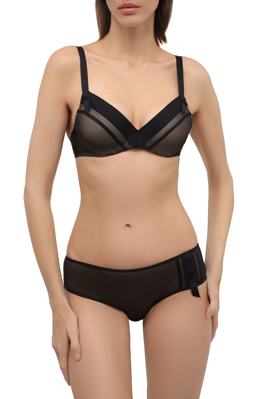 Трусы-слипы CHANTAL THOMASS черного цвета по цене 5620 руб., арт. T02D50, фото 2 Трусы-слипы CHANTAL THOMASS, арт. T02D50, фото 2