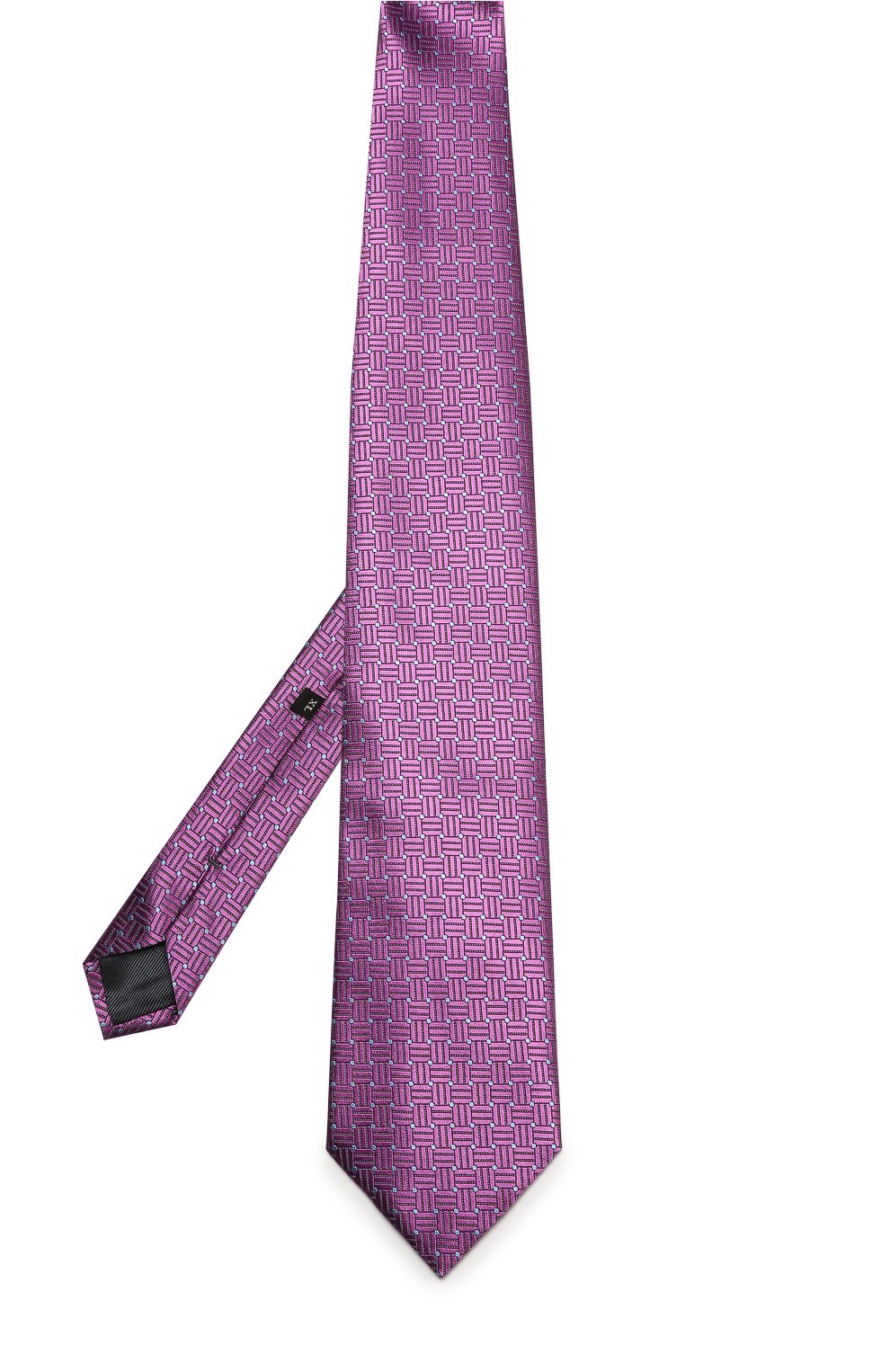 Шелковый галстук с узором ZEGNA сиреневого цвета по цене 17950 руб., арт. Z9E681XW, фото 2 Шелковый галстук с узором ZEGNA, арт. Z9E681XW, фото 2
