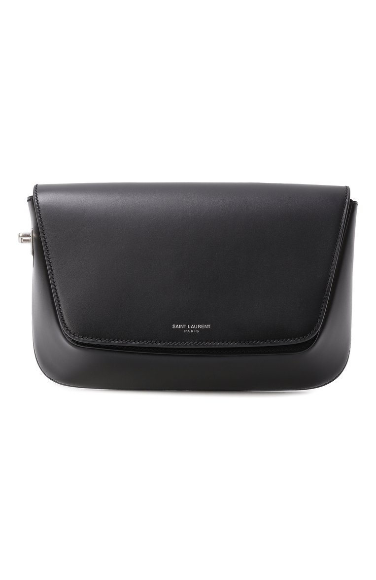 Мужская сумка SAINT LAURENT черного цвета, арт. 821003/2R20E | Фото 1 (Размер: small; Ремень/цепочка: На ремешке; Материал: Натуральная кожа; Автоматизация ТО: Проставлено; Автоматизация состава: Проставлено)