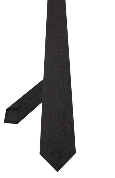 Шелковый галстук LANVIN черного цвета по цене 9950 руб., арт. 3233/TIE, фото 2 Шелковый галстук LANVIN, арт. 3233/TIE, фото 2