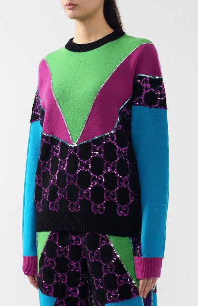 Шерстяной пуловер GUCCI, арт. 540188/X993A, фото 3