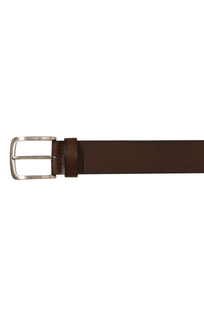 Кожаный ремень BOSS темно-коричневого цвета по цене 11950 руб., арт. 50471321, фото 4 Кожаный ремень BOSS, арт. 50471321, фото 4