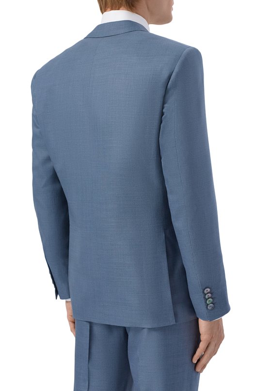 Костюм из шерсти и шелка Stefano Ricci S1SF432800/WK001U_001 Голубой  S1SF432800/WK001U_001 Фото 3