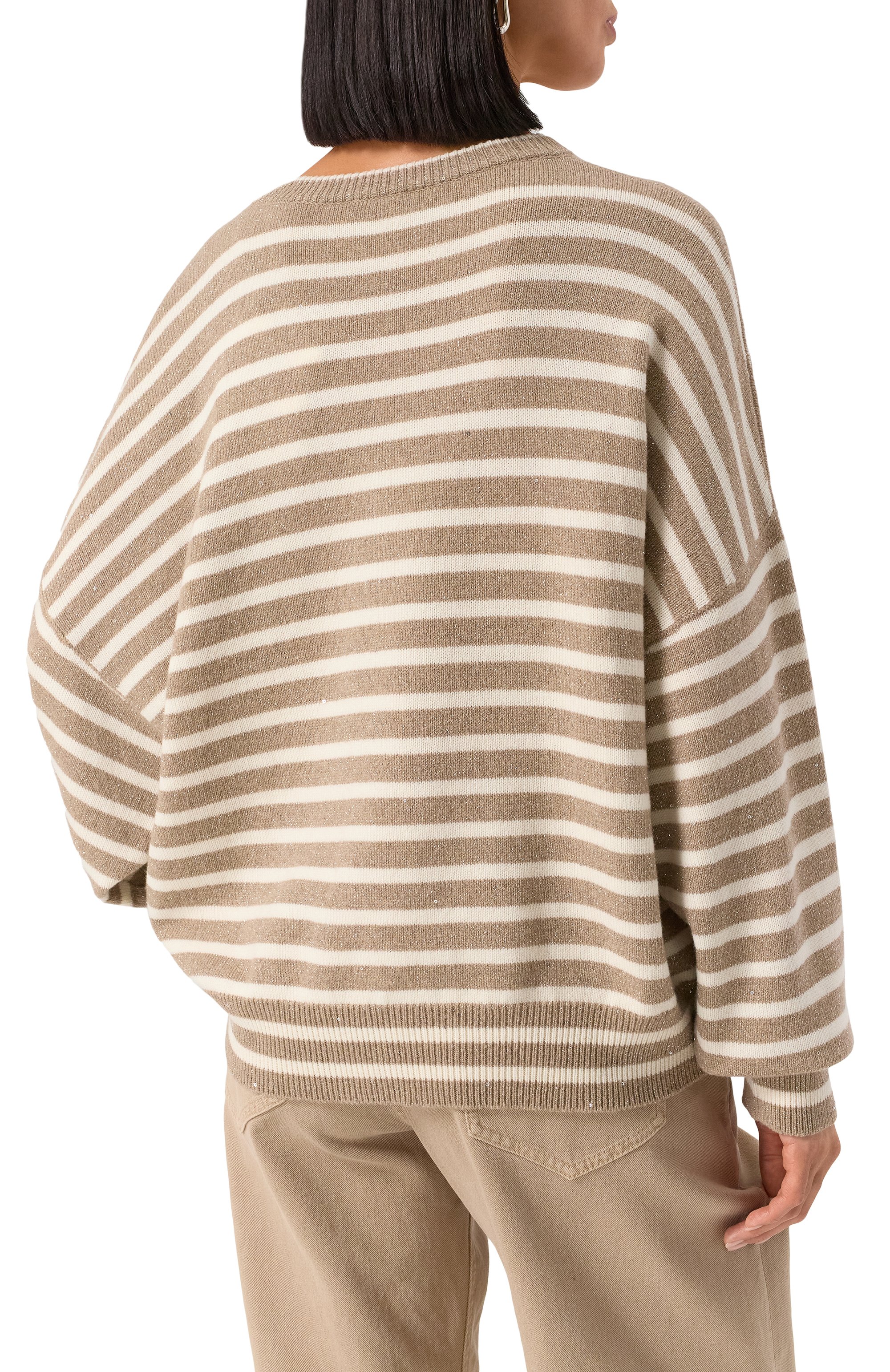 Пуловер из кашемира и шерсти BRUNELLO CUCINELLI, арт. MBM75BP407, фото 4