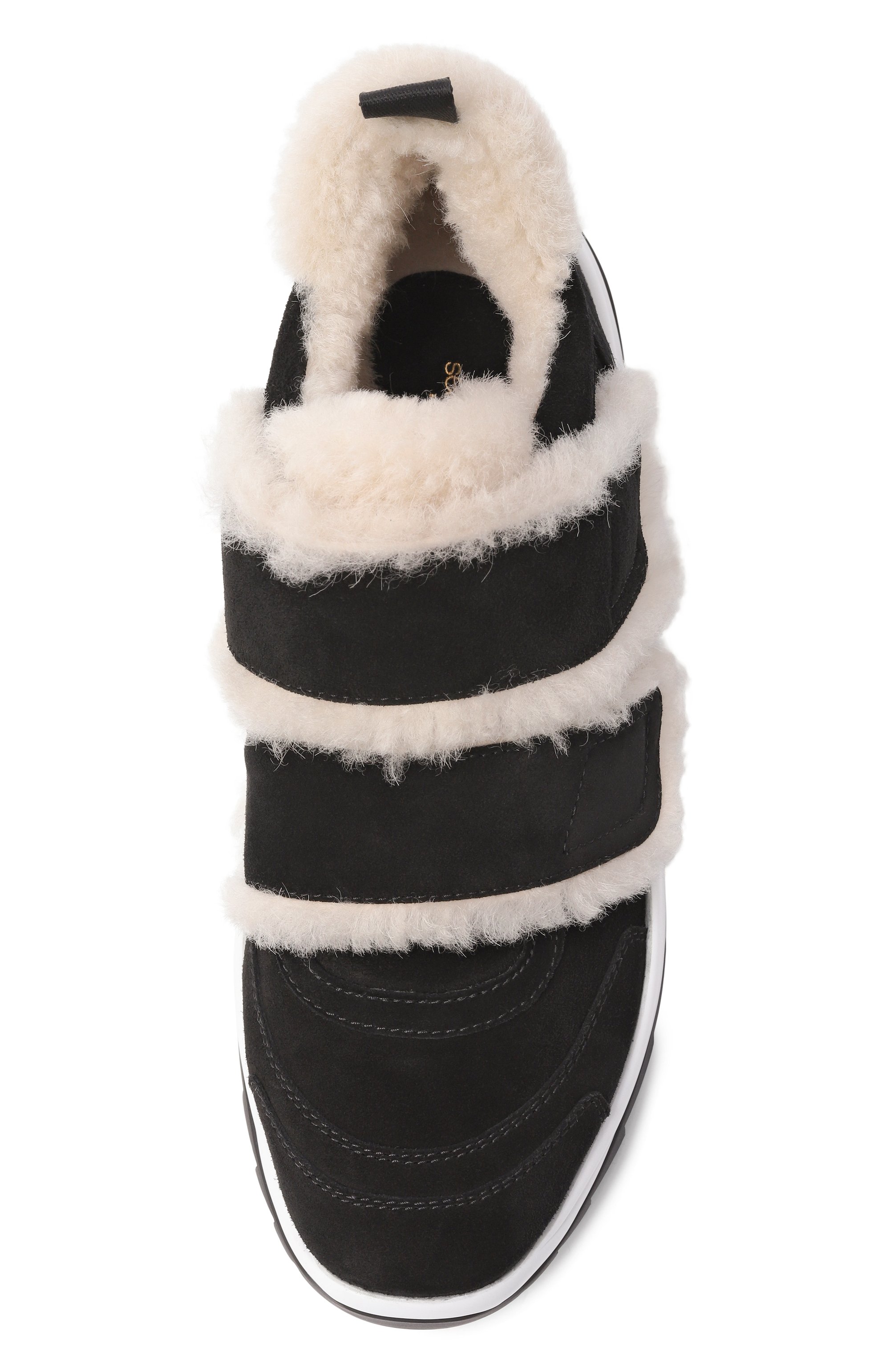 Замшевые кроссовки extreme SERGIO ROSSI черного цвета по цене 104500 руб., арт. B13810/MFI666, фото 6 Замшевые кроссовки extreme SERGIO ROSSI, арт. B13810/MFI666, фото 6