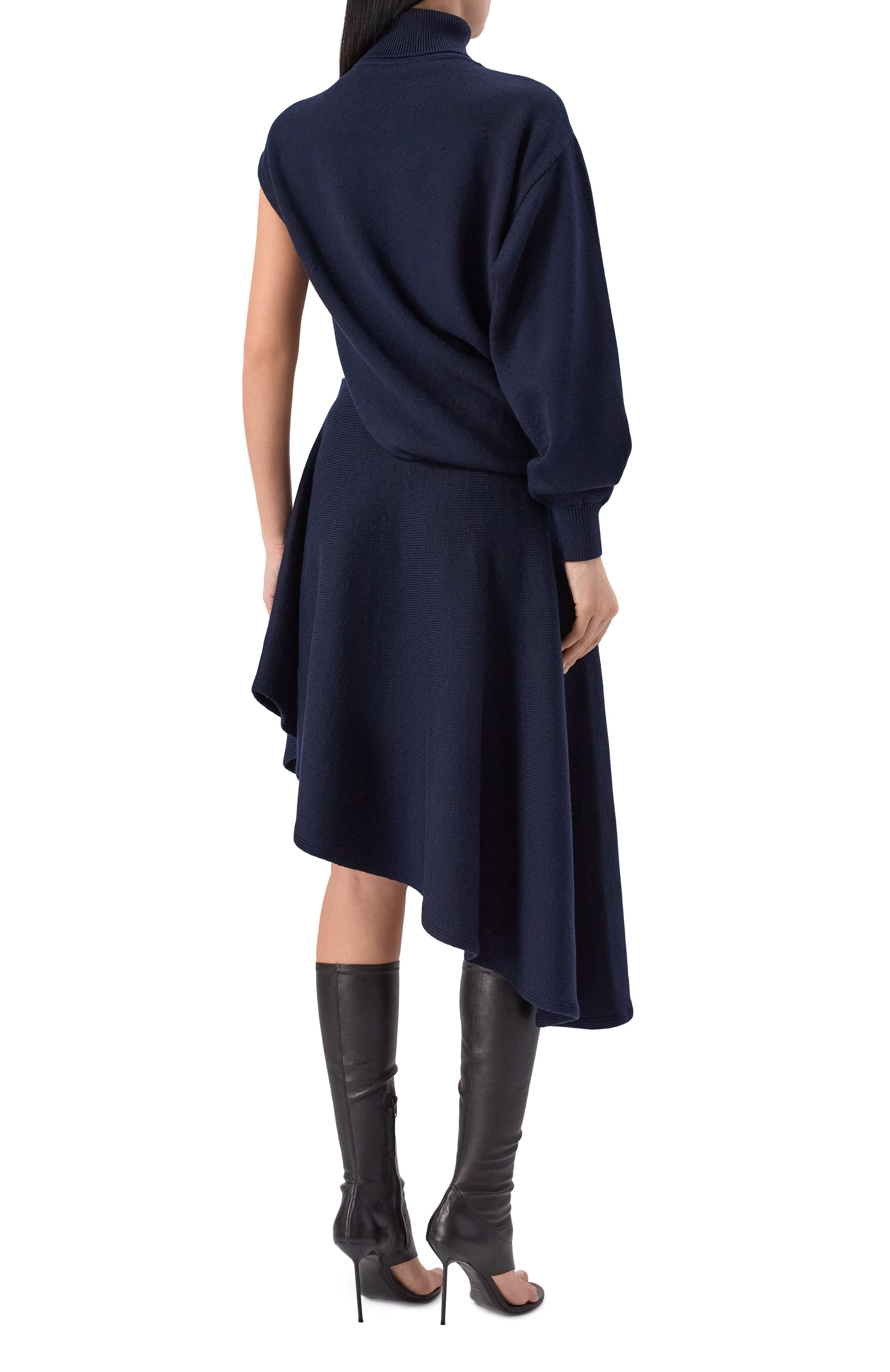 Шерстяное платье ALAIA, арт. AA9R2847K160C, фото 3