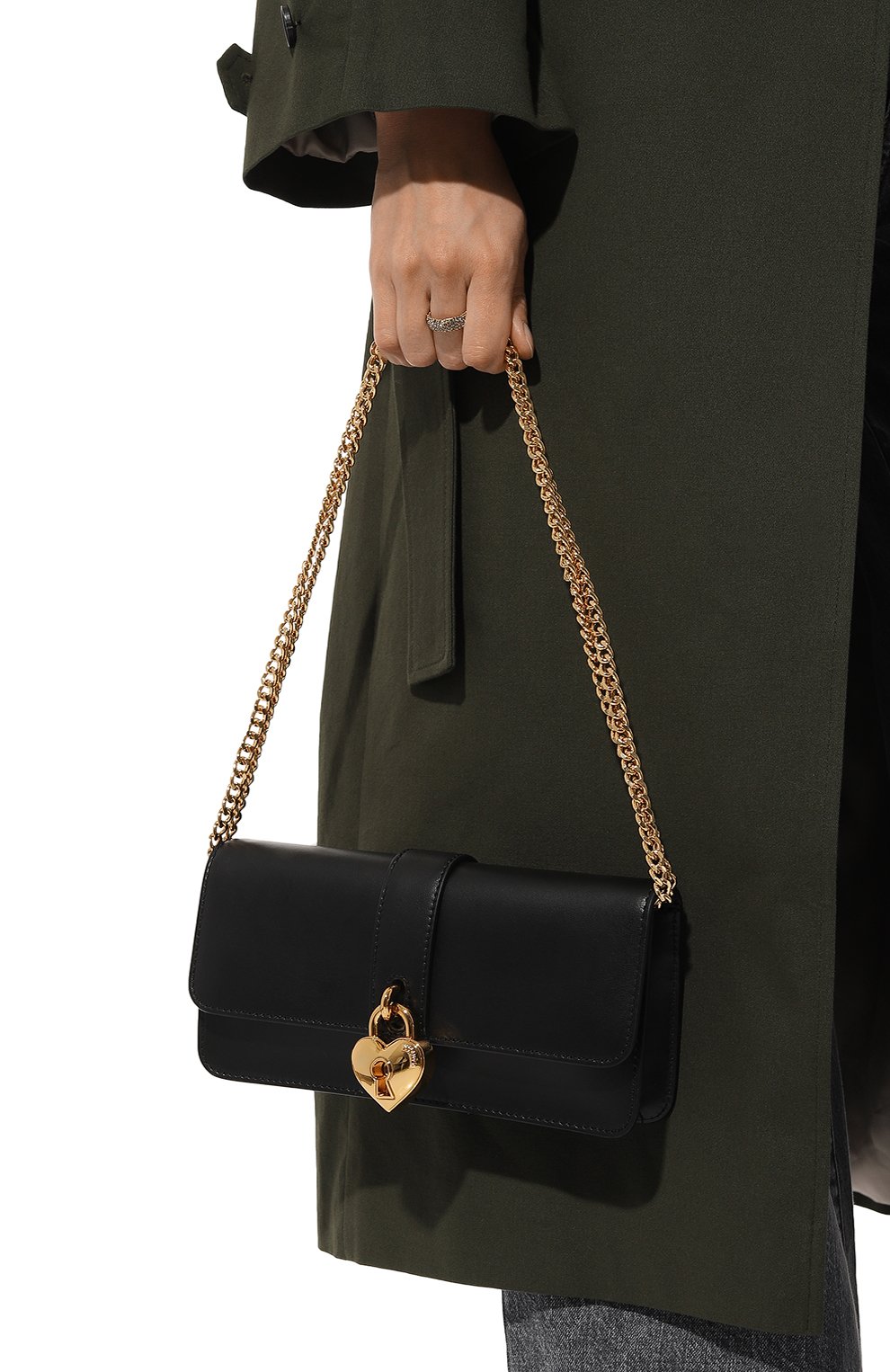 Сумка heart lock MOSCHINO черного цвета по цене 87550 руб., арт. A7454/8024, фото 2 Сумка heart lock MOSCHINO, арт. A7454/8024, фото 2