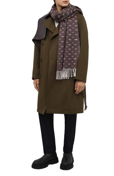 Шарф из шерсти и кашемира KITON, арт. USCIACX0276A, фото 2