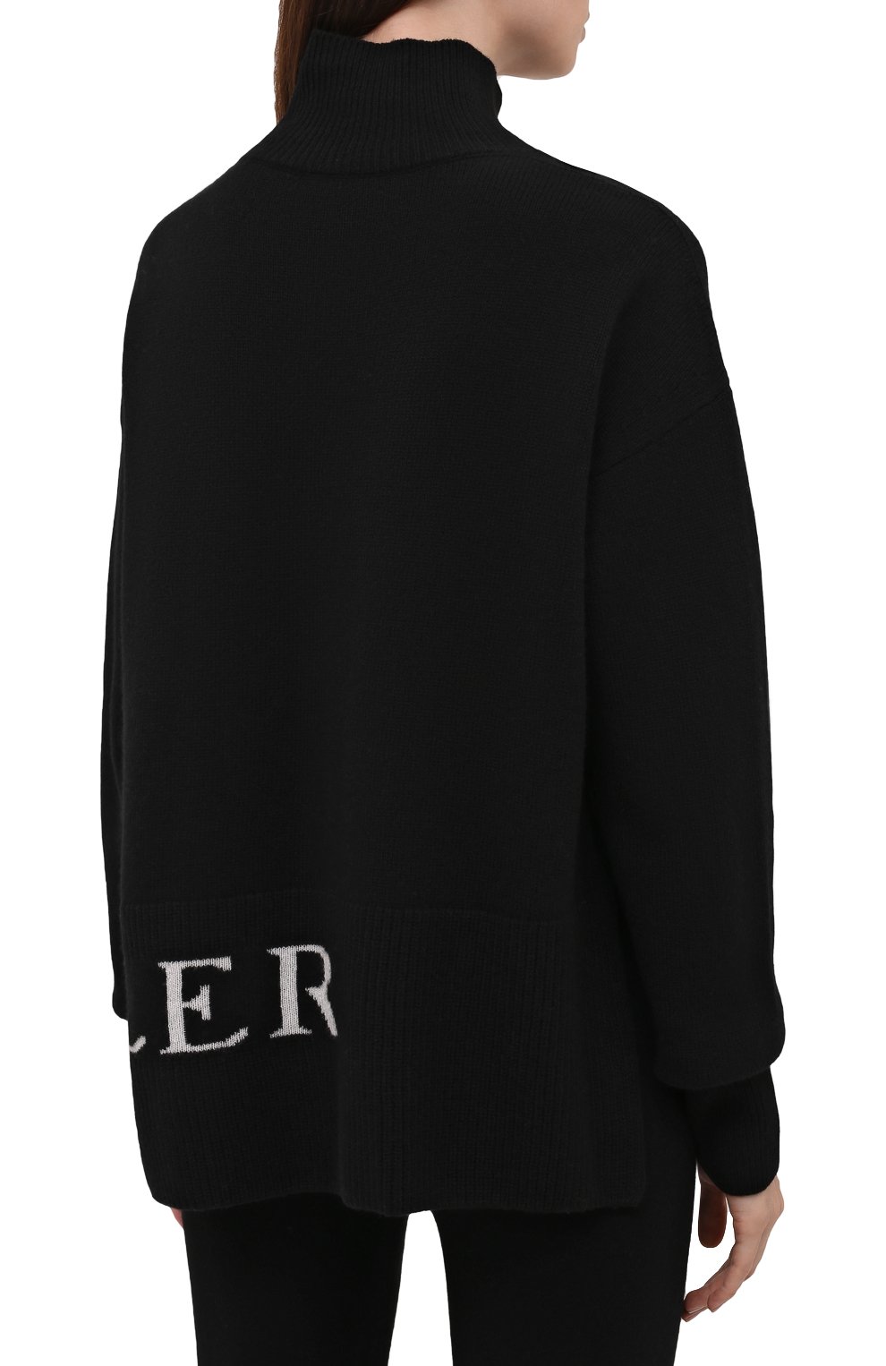 Свитер из шерсти и кашемира MONCLER черного цвета по цене 62400 руб., арт. G2-093-9F000-12-A9564, фото 4 Свитер из шерсти и кашемира MONCLER, арт. G2-093-9F000-12-A9564, фото 4