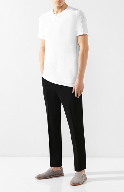 Футболка хенли из смеси хлопка и льна TRANSIT, арт. CFUTRH5401, фото 2