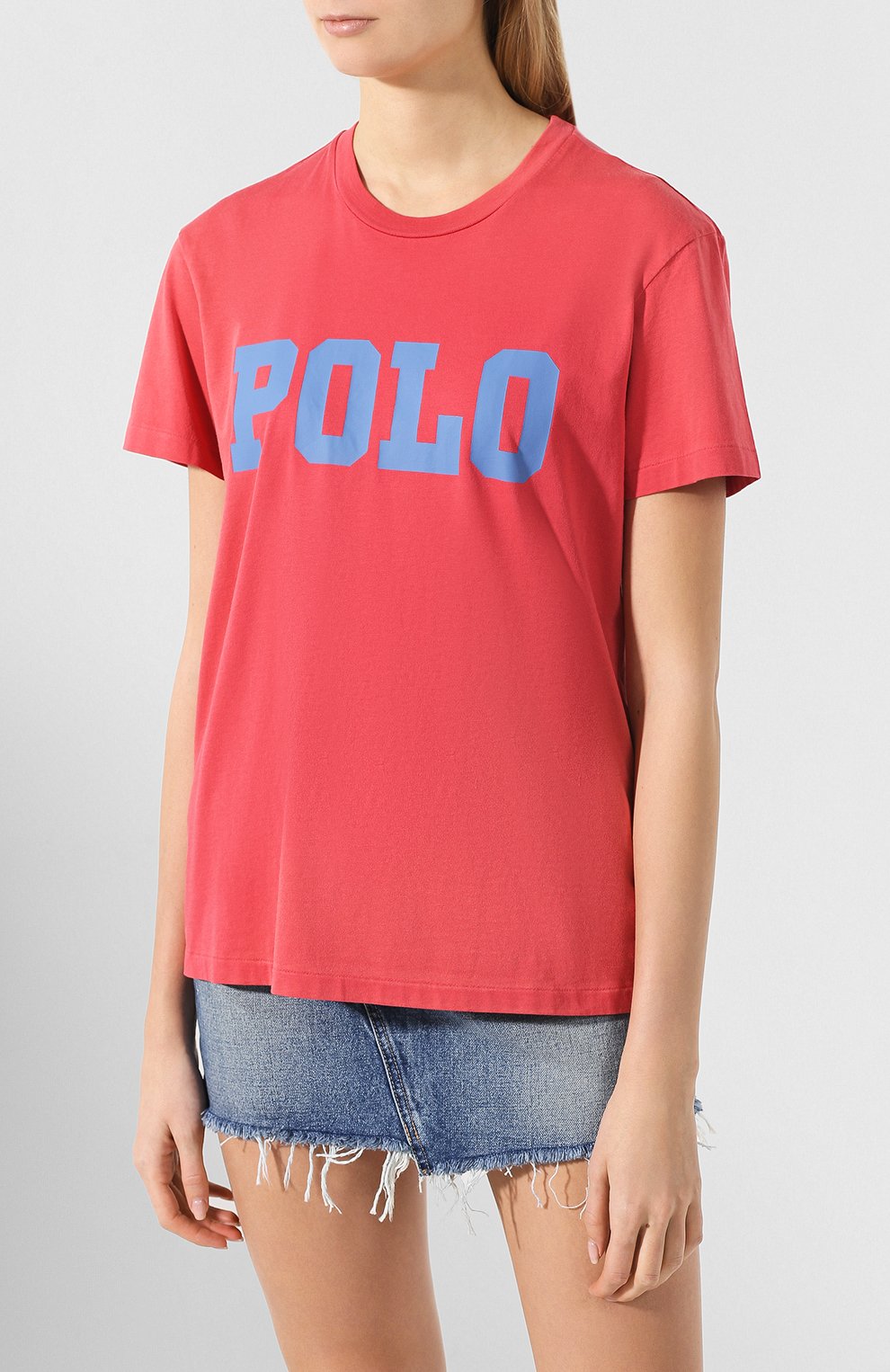 Хлопковая футболка POLO RALPH LAUREN, арт. 211744685, фото 3